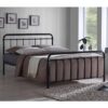 Miami Victorian Style Metal King Size Bed In Black