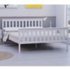 Oxford Pine Wood Double Bed In White