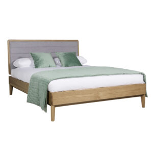 Hazel Wooden Double Bed In Oak Natural