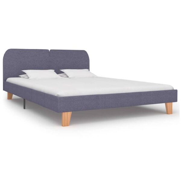 Annapolis Fabric King Size Bed In Light Grey
