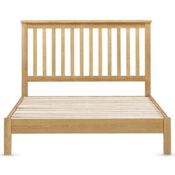Lecco Wooden Double Bed In Oak